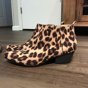 Cheetah booties